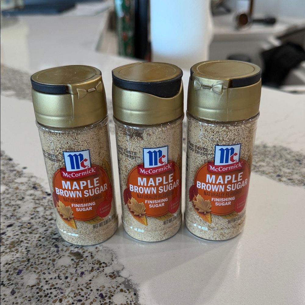 McCormick Maple Brown Sugar Finishing Sugar - Set of 3